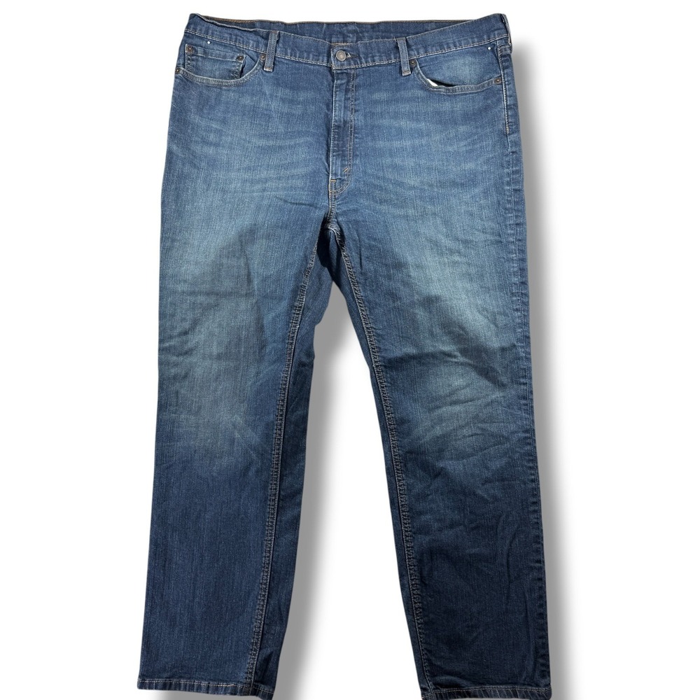 Levis 541 Athletic Taper Jeans Mens 42x32 Blue Denim Pants 18181-0017